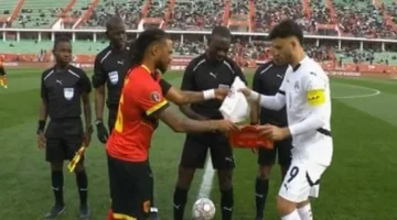 مواجهة حامية.. هدف مصر يسجل الأول بعد 15 دقيقة أمام أنجولا